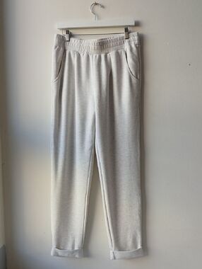 Varley Double Soft Cuff Pants Ivory Women's Large